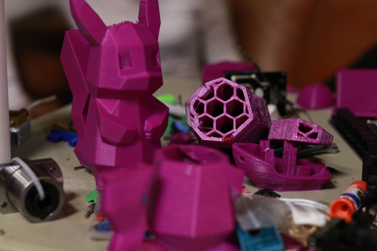 Students-created 3-D printer fully functional
